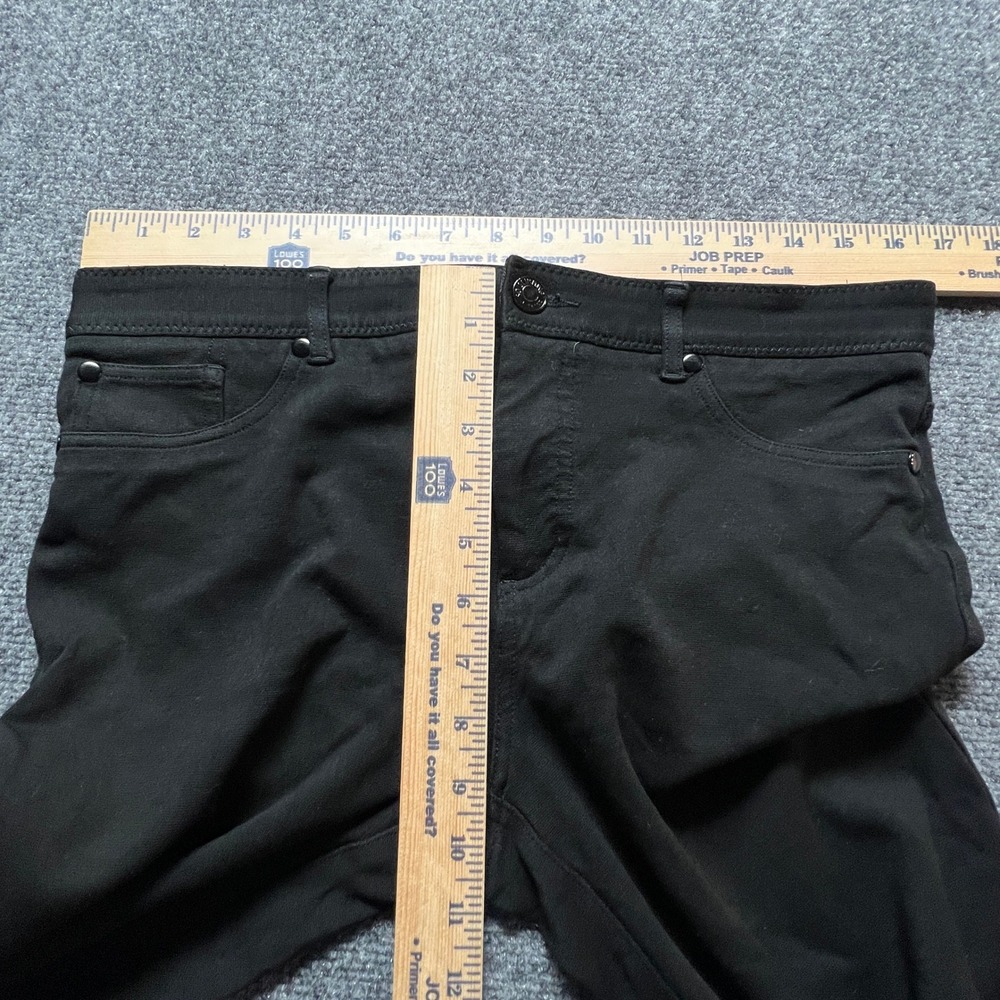Chico's So Slimming Black Straight Leg Pants Size 0.5 Regular Stretch Ponte - Picture 8 of 9